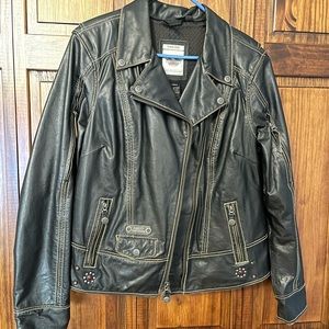 Harley Davidson Black Leather Jacket Women’s
